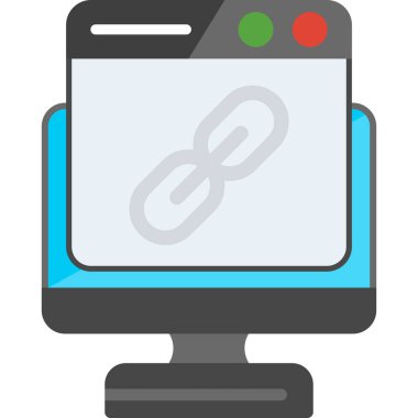 İnternet simgesi vektörü. Beyaz üzerinde izole edilmiş ağ simgesi