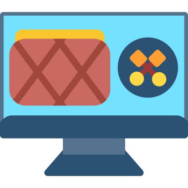  Enstrümantal Müzik Düz Ağ simgesi