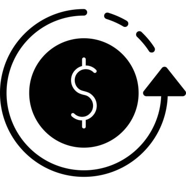 Para için. Web simgesi basit tasarım