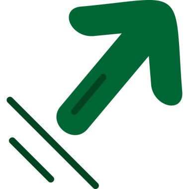 Sağ - düz vektör simgesi yukarı ok