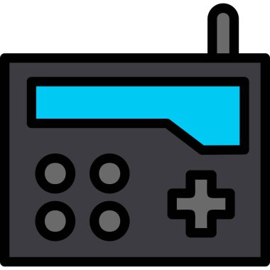 konsol oyun konsolu simgesi - taslak biçimi