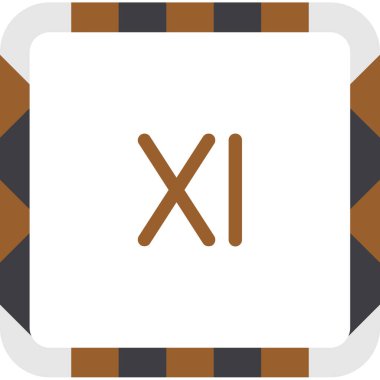 Tek bir simgenin vektör illüstrasyonu