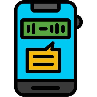 telefon simgesi, vektör illüstrasyonu