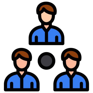 Grup simge vektör çizim