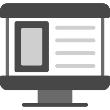 Web geliştirme simgesi. Basit bir çizim. Web tasarımı için ağ geliştirme vektör sembolü