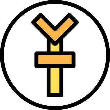 Bir haçın vektör illüstrasyonu