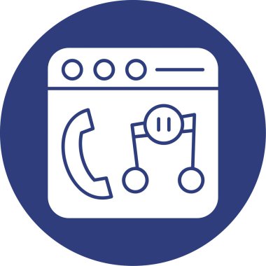 telefon simgesi, illüstrasyon tasarımı