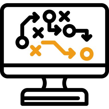 iş analiz çizelgesi simgesi