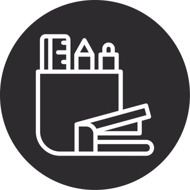 Modern eğitim ikonunun vektör illüstrasyonu