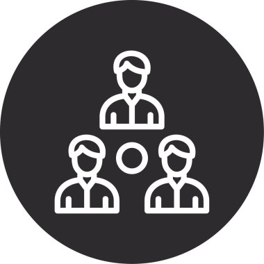 İnsan simgesinin vektör illüstrasyonu