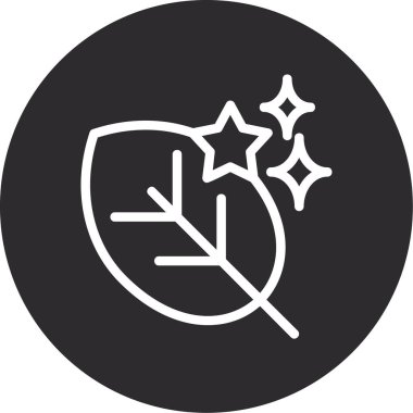 Modern ağaç simgesinin vektör illüstrasyonu