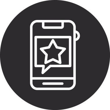 Modern simgenin vektör illüstrasyonu