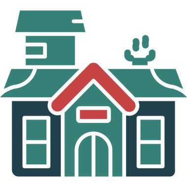 Ev sigortası vektör simgesi