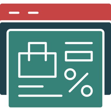 Web tarayıcı simgesi, vektör çizim