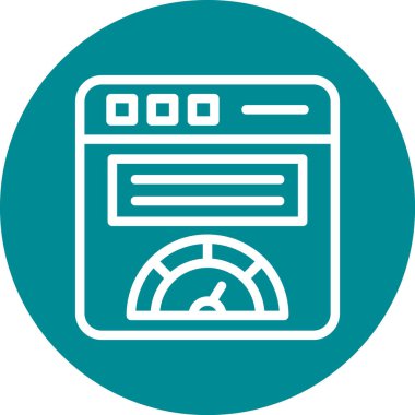 Web simgesi vektör illüstrasyonu