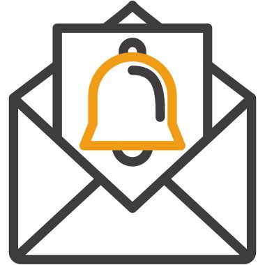 e-posta mektup simgesi ana hat biçiminde