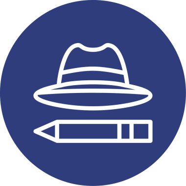 hat simgesi, vektör illüstrasyonu