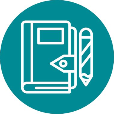 Modern simgenin vektör illüstrasyonu