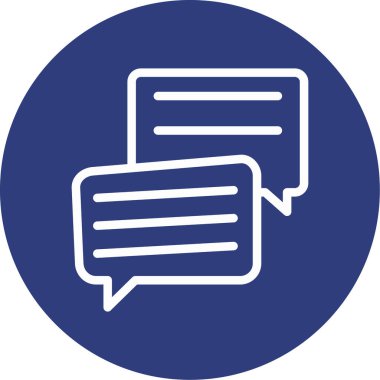 Konuşma baloncuğunun vektör çizimi