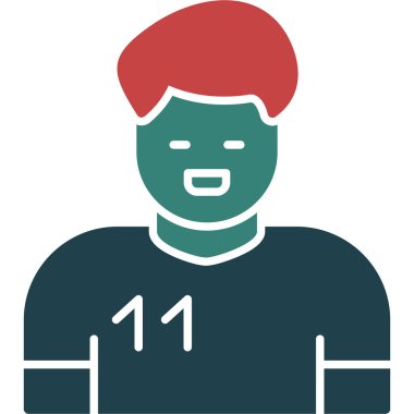 Çizgi film karakterinin vektör çizimi