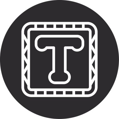 Modern b 'nin vektör illüstrasyonu eksik simgesi