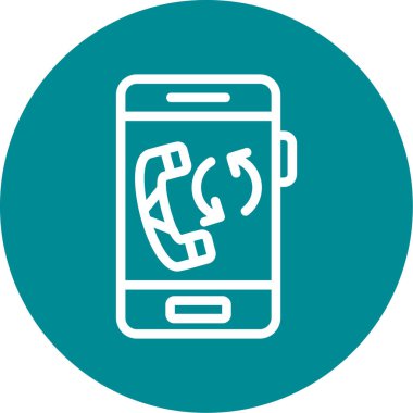 akıllı telefon vektör simgesi modern illüstrasyon