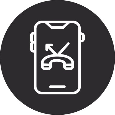 Vektör Çağrısı Simgesi illüstrasyonu