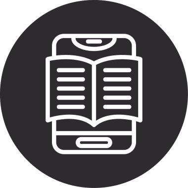 kitap vektörü simgesi modern basit tasarım illüstrasyonu