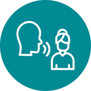 Müşteri hizmeti vektörü ince çizgi simgesi