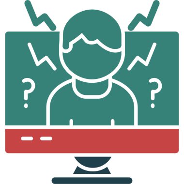 çevrimiçi öğrenme simgesi, vektör illüstrasyon tasarımı