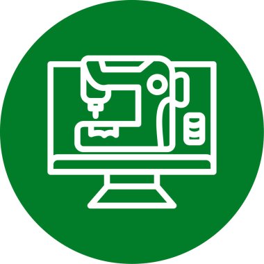 Vektör izleyici simge illüstrasyon vektörü ağı