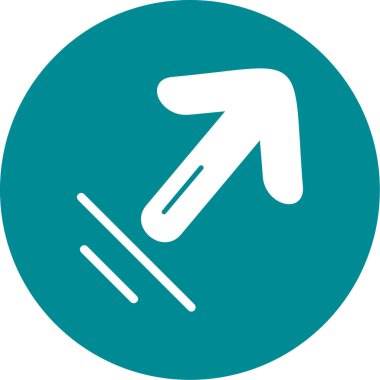 Tek bir simgenin vektör illüstrasyonu