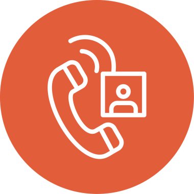 Vektör telefon simgesi illüstrasyonu