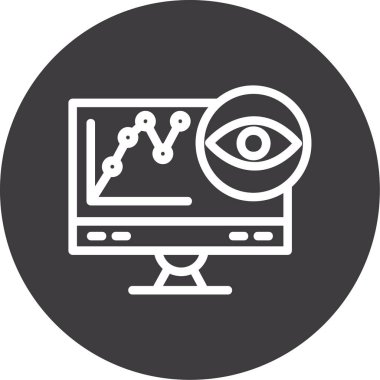 Seo simgesinin vektör illüstrasyonu