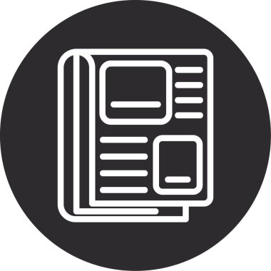 Kişisel ve ticari kullanım için vektör illüstrasyon simgesi.