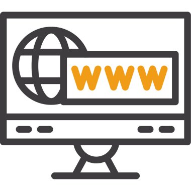 Web tasarım simgesi, vektör illüstrasyonu