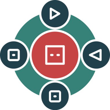 Vektör illüstrasyonu, simge ögesi