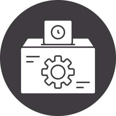 Ağ simgesi. Ayarların basit illüstrasyonu