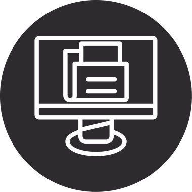 seo modern simgesinin vektör illüstrasyonu