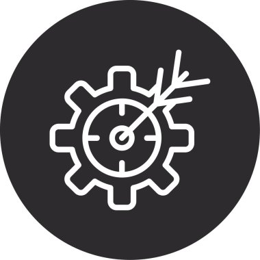 Simge vektör illüstrasyonu ayarlanıyor