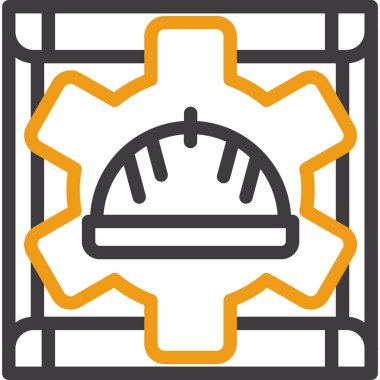 fırın ekmek simgesi ile doldurulmuş ana hatlar