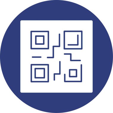 Kod simgesi, vektör illüstrasyonu basit tasarım