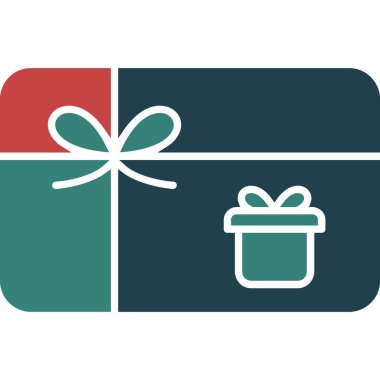 Hediye. Web simgesi basit illüstrasyon