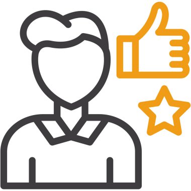 kullanıcı. Web simgesi basit illüstrasyon