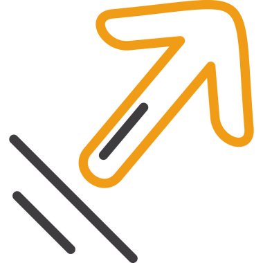 ok simgesi, vektör illüstrasyonu