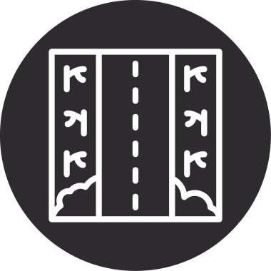 Yol işaretleri vektör illüstrasyonu