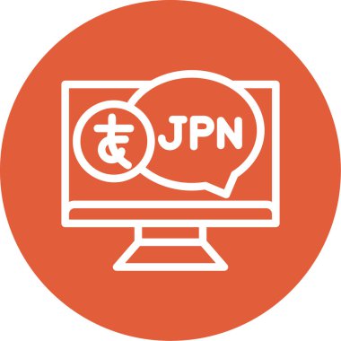 vektör yen simgesi, illüstrasyon