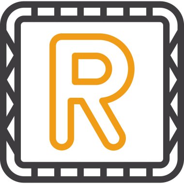 alfabe harfi r simgesi