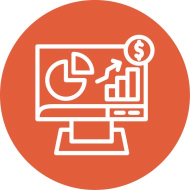 İş simgesinin vektör illüstrasyonu