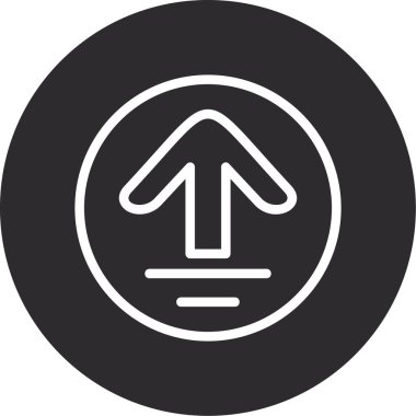 Eğilim biçimi izole edilmiş arkaplanda ok aşağı simgesi